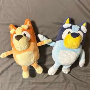 Talking Bingo and Bluey plush